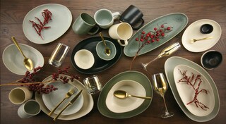 CreaTable Schale PIETRA Keramik graphitgrau