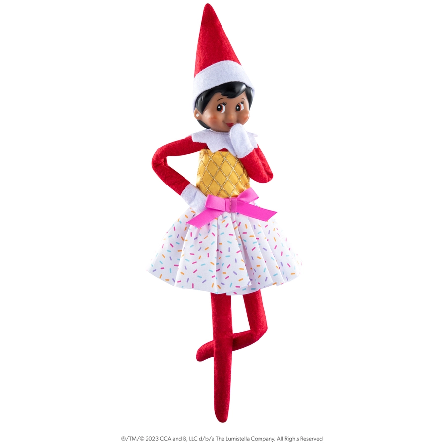 Elf on the Shelf The Elf on the Shelf® Outfit - Eiscreme Partykleid Mehrfarbig