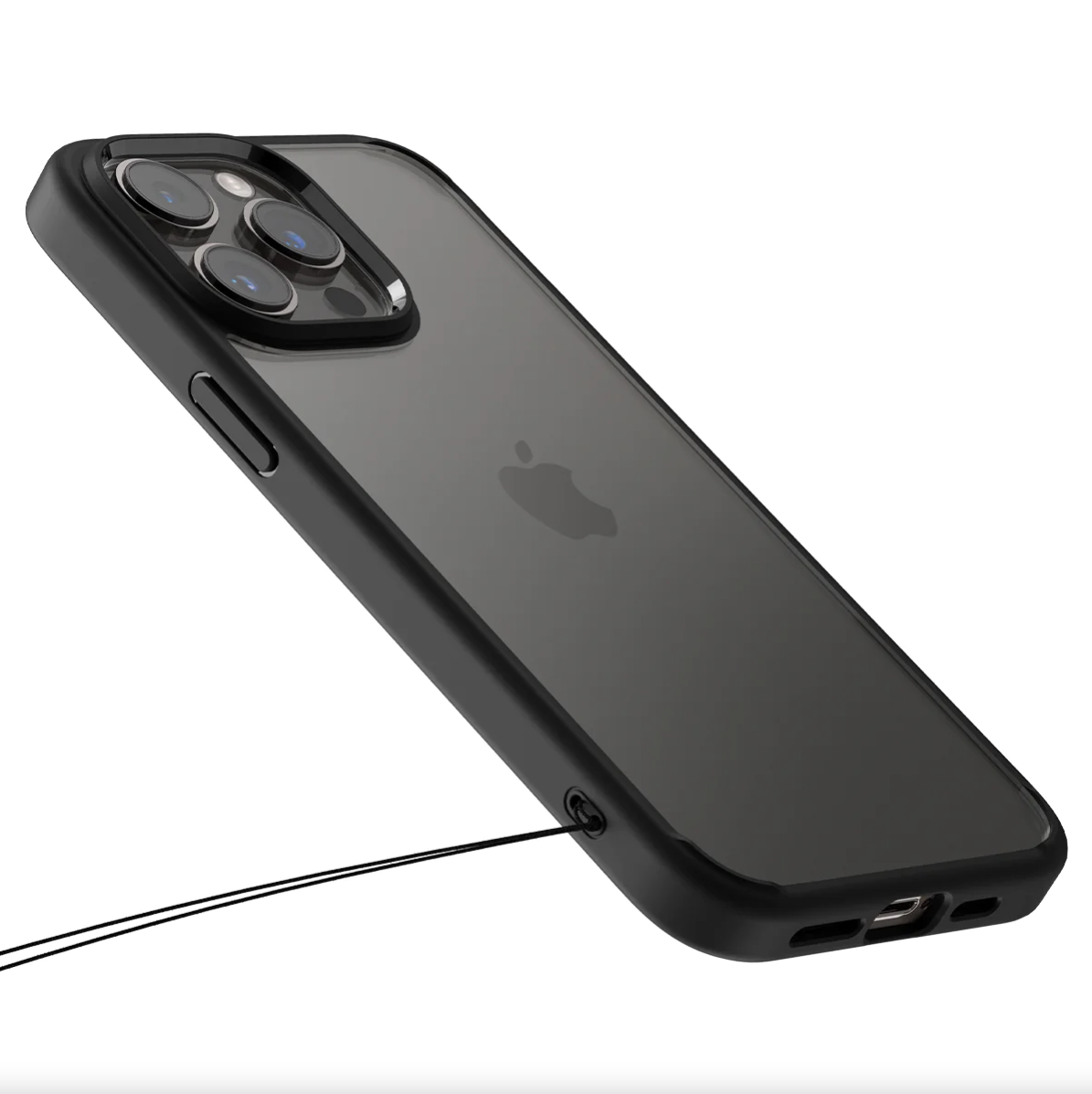 iPhone 15 Pro Ultra Hybrid Case Hülle (ACS06713) - Schwarz / Transparent