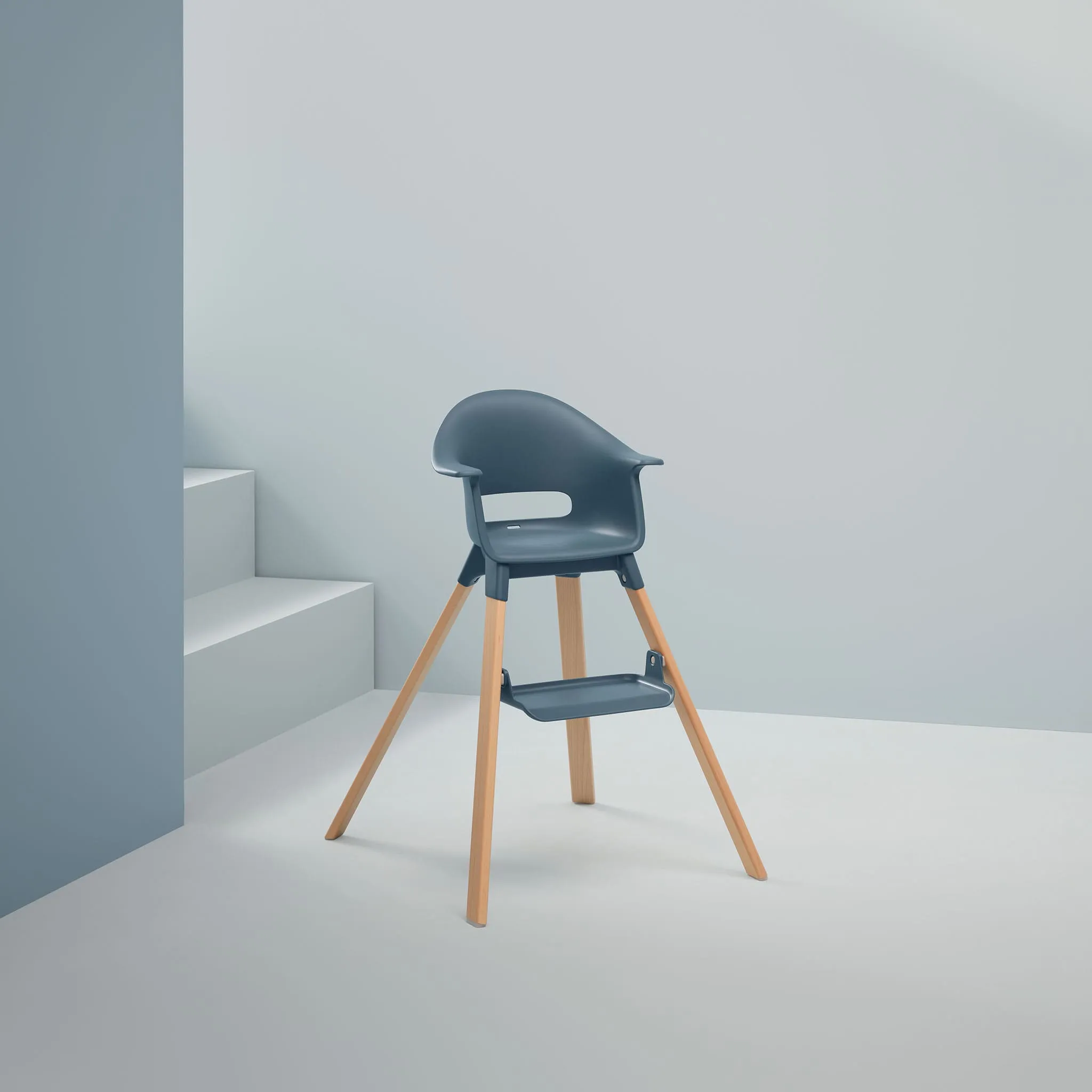 Stokke Chaise Haute Clikk - Fjord Bleu