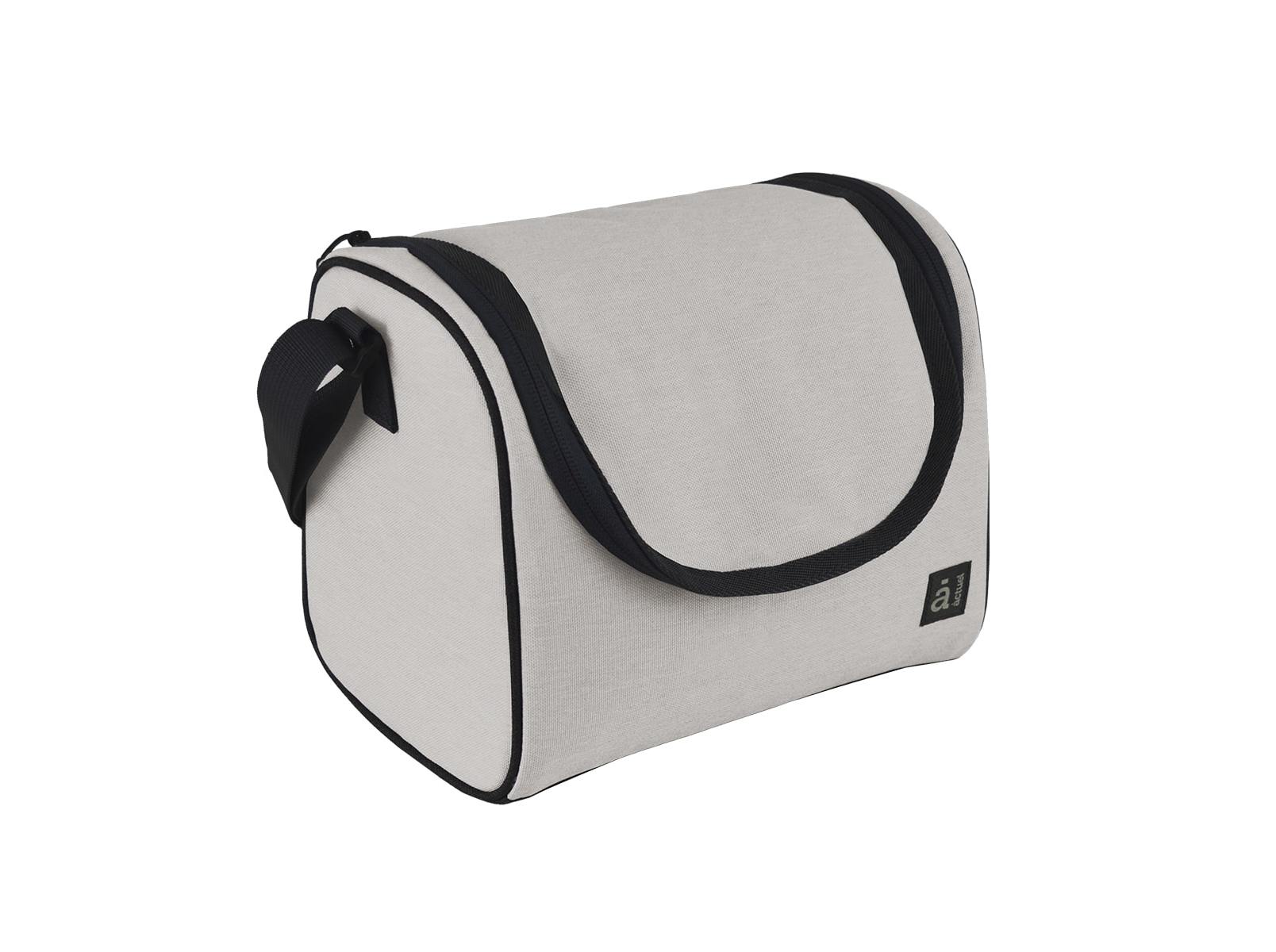 LANCHEIRA 5L BEGE ACTUEL COM 3 CAIXAS 23X16X19CM
