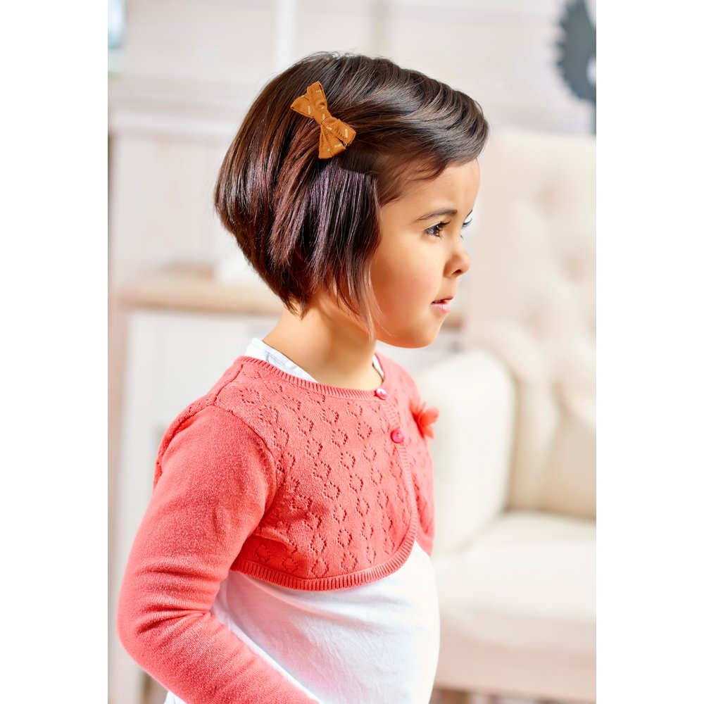 Barrette Noeud Ruban Paille Dorée Caramel