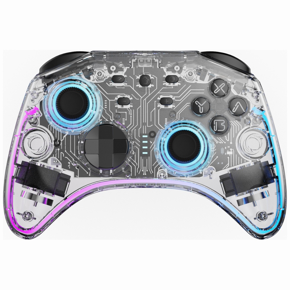 Meglaze Wireless Pro Pad für Nintendo Switch/PC – Transparent