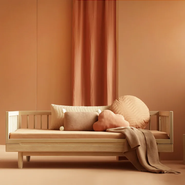 Nobodinoz - Pure Junior Bett, 70 x 140 cm, Eiche