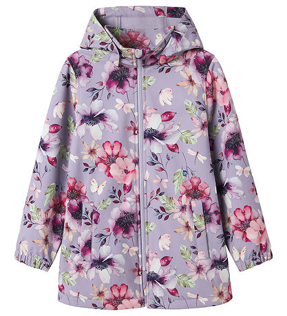 Name It Softshelljacke m. Fleece - NkfAlfa08 - Erbstück Lilac/Bi