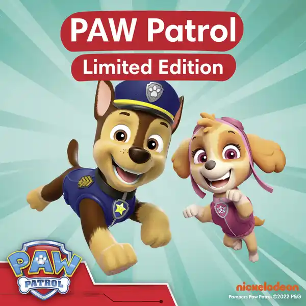 Baby Dry Nappy Pants Gr. 4 (9-15kg) Monatsbox Paw Patrol