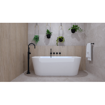 Vloertegel Eterna taupe 30 x 60 cm keramiek 1,26 m²