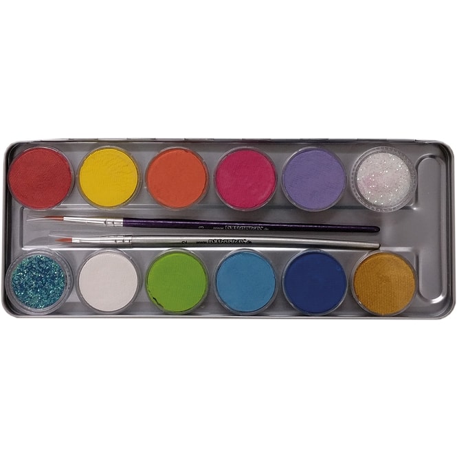 Schminkset - Eisprinzessin - Profi-Aqua Make-up inkl. Zubehör