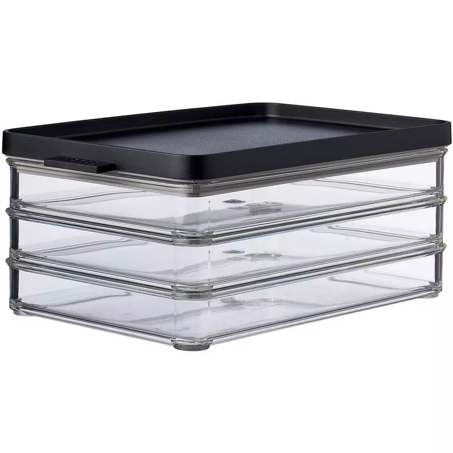 Mepal Vorratsdosen-Set Omnia 6er Set schwarz