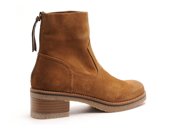 Minka boots bottine plates femme basile marron