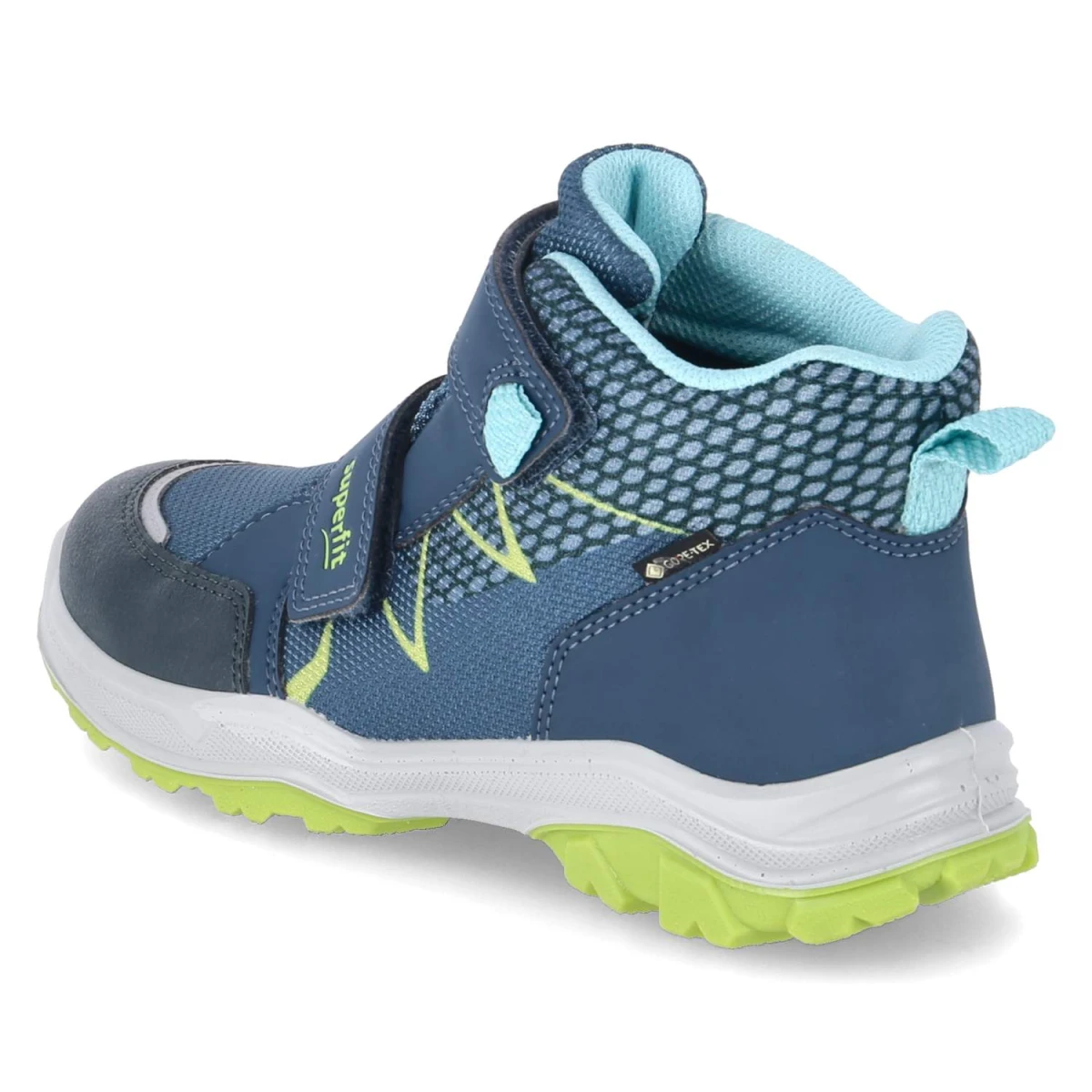 SuperfitBoots  JUPITER - BLAU/HELLGRÜN