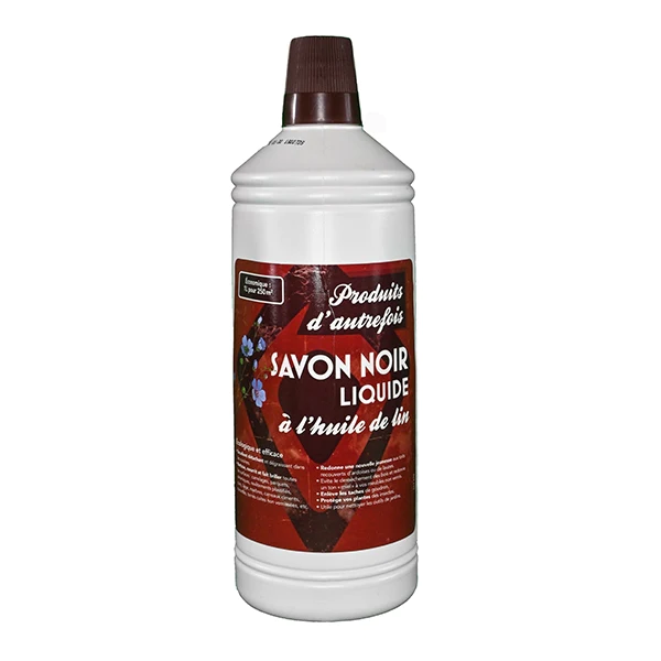 Savon noir liquide à l'huile de lin 1 L