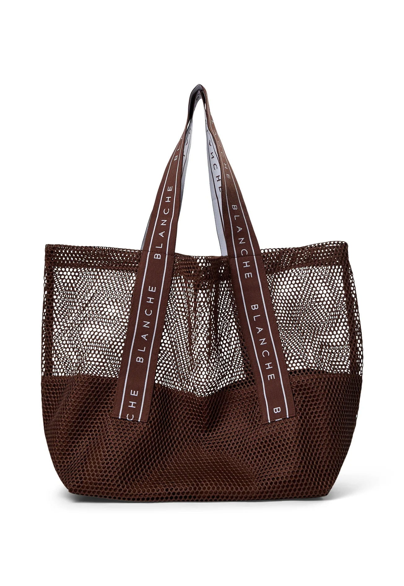 BLANCHE  BL Logo shopper - Hot Fudge