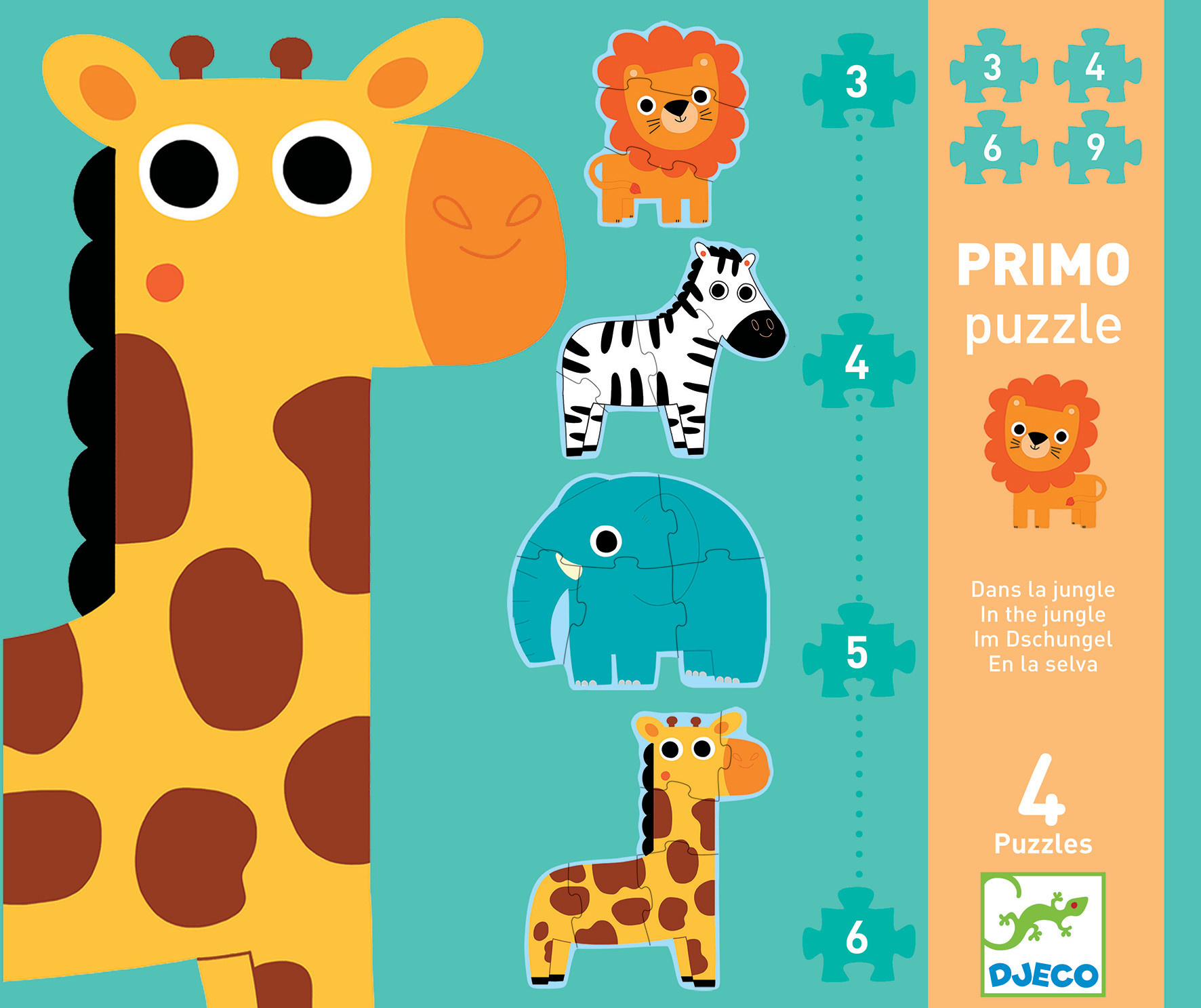 Djeco Djeco eerste puzzels, in de jungle dj07135