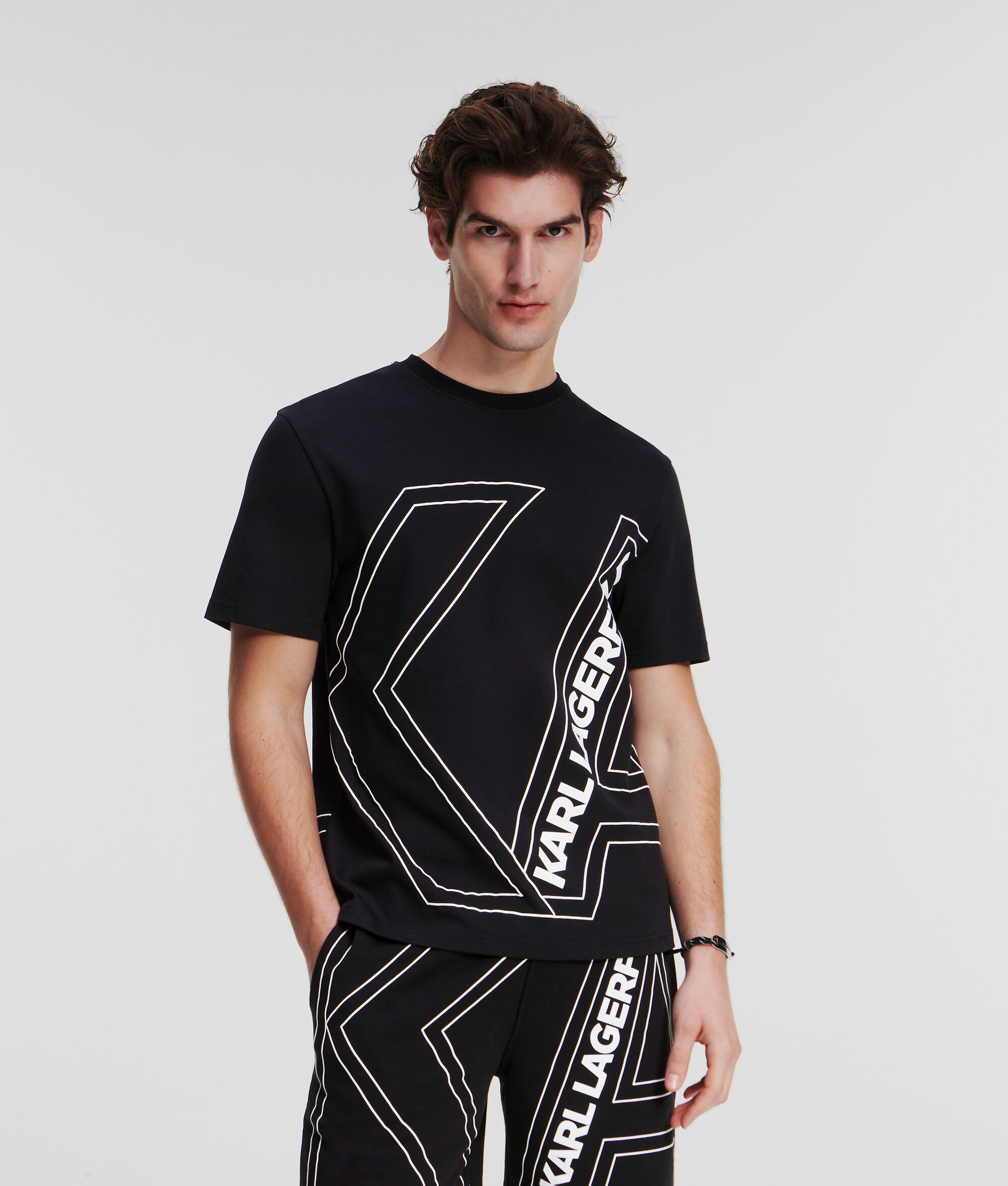 T-SHIRT ORNÉ DU LOGO KARL