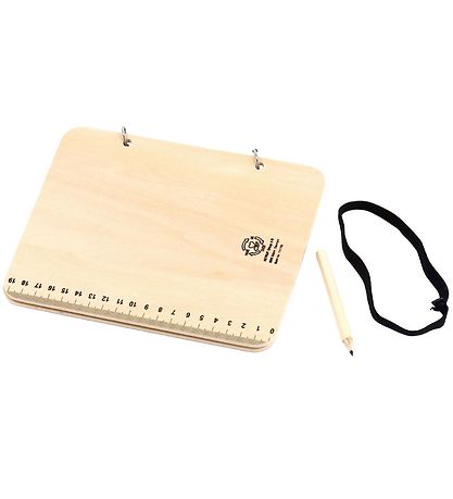 MaMaMeMo Blomsterjournal m. Bleistift - Holz