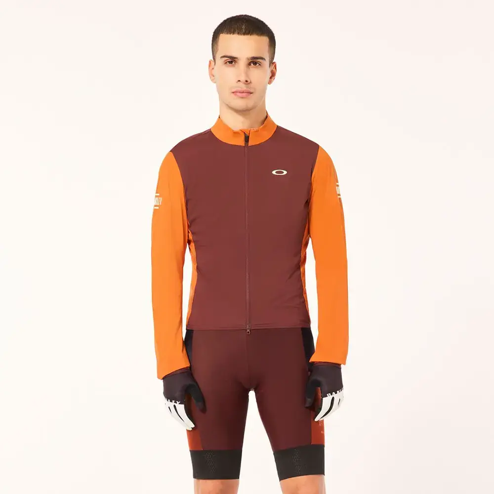 Oakley Off Grid Packable Gravel Fietsjack Bruin/Oranje Heren