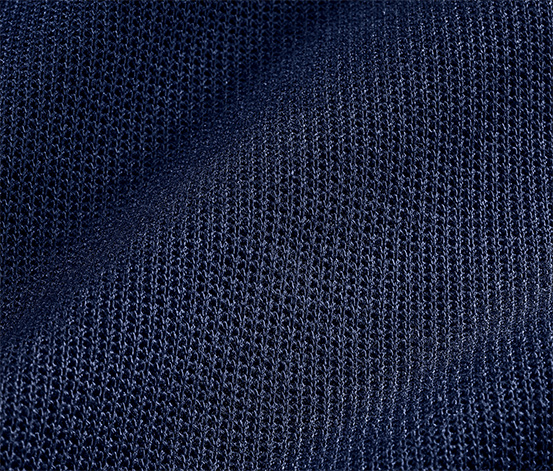 Strukturiertes Shirt, dunkelblau
