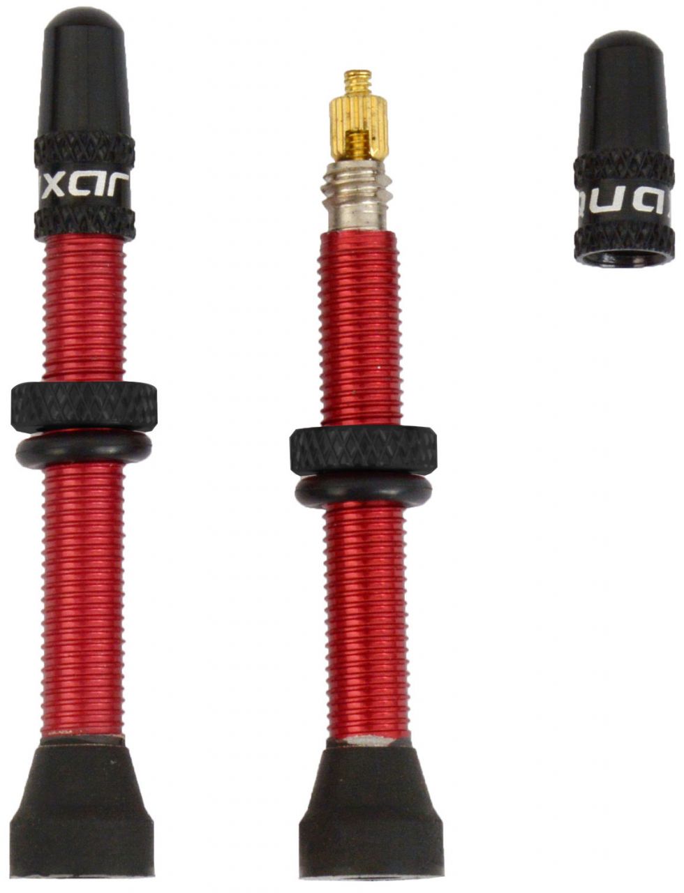 Quaxar Tubelessventile Universal 45mm Alu rot kaufen | Bike-Discount