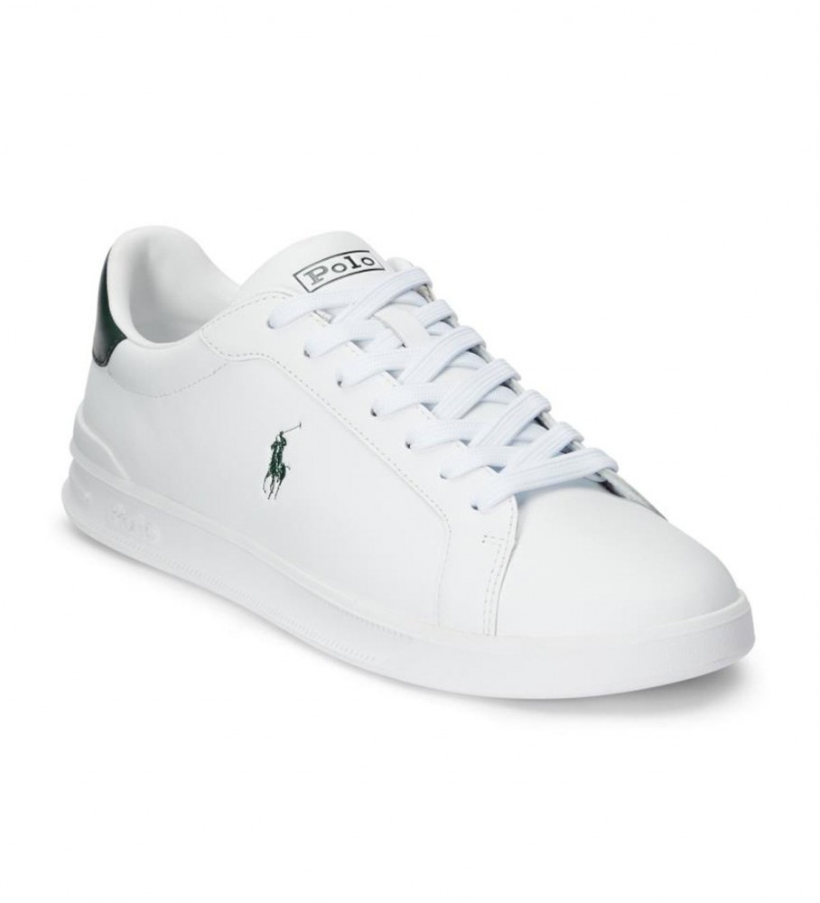 Tênis Ralph Lauren Heritage Court II de couro, branco