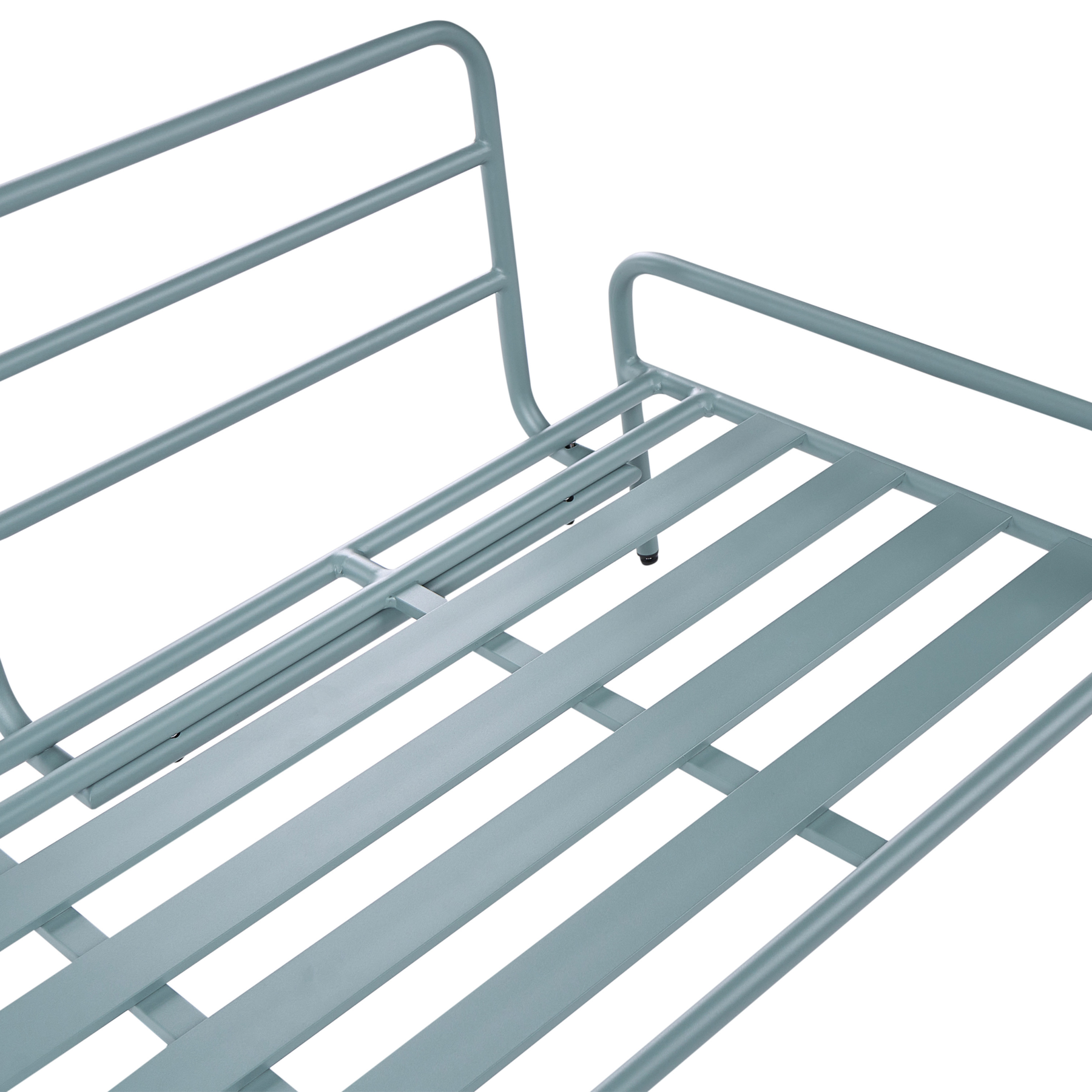 Beliani - SOLOFRA - Tuinbank 2-zits - Mintgroen - Aluminium