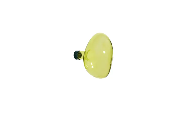 Petite friture Patère en verre Bubble grande | Vert