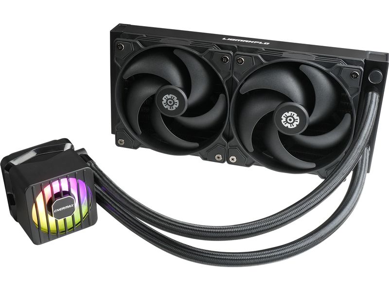 Enermax Wasserkühlung LIQMAXFLO SR 240 AIO-Wasserkühlung mit erweiterter Xtreme-Zweikammerpumpe