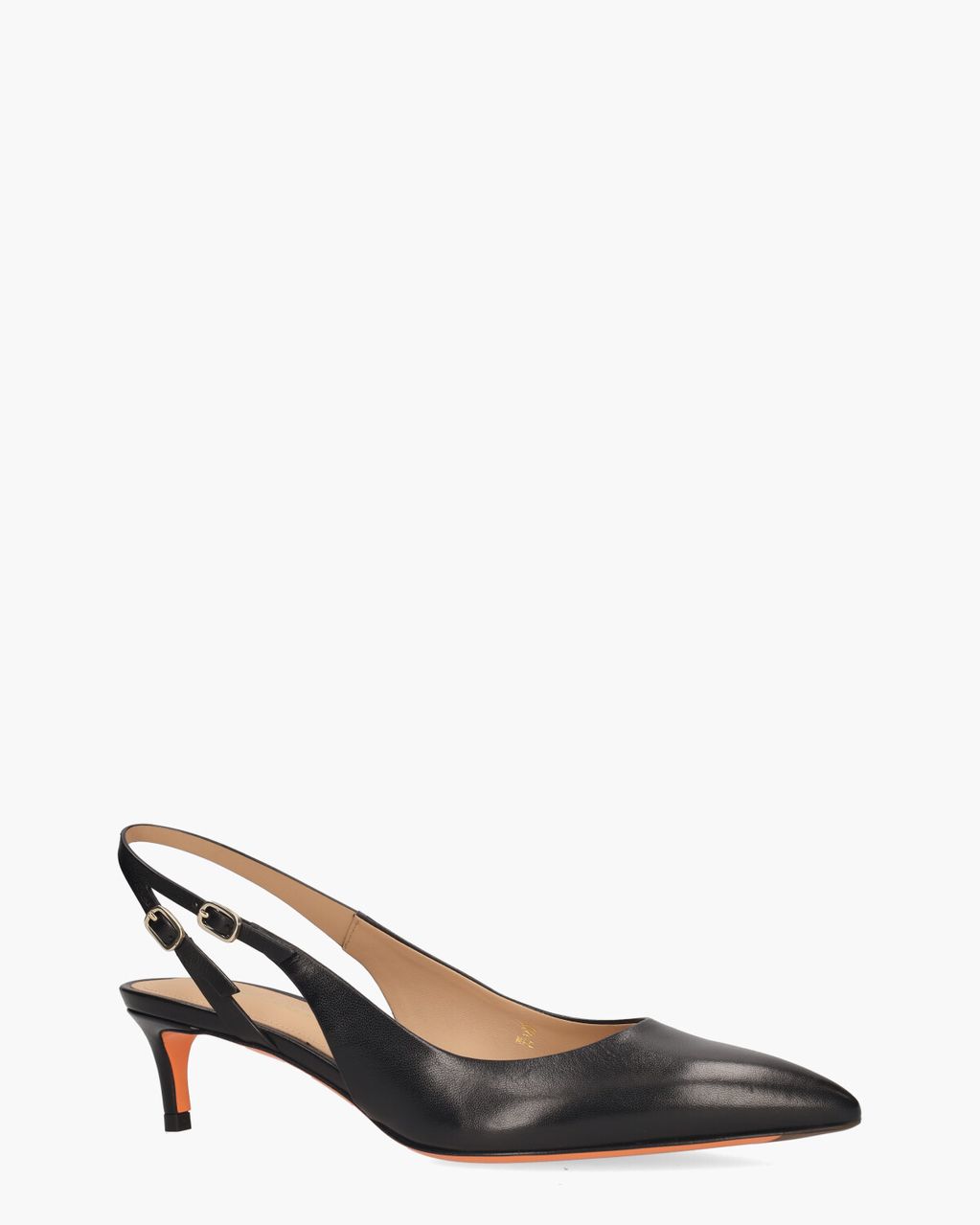 Santoni 71407 Zwart Dames Slingbackpumps