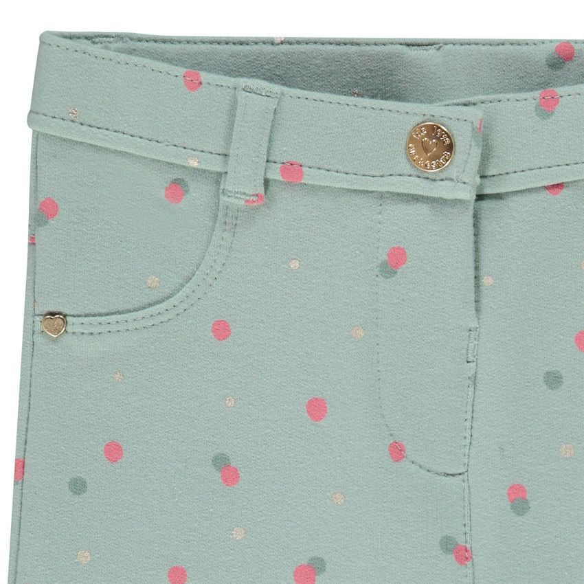 Jegging en molleton imprimé fantaisie pour bébé fille - Vert