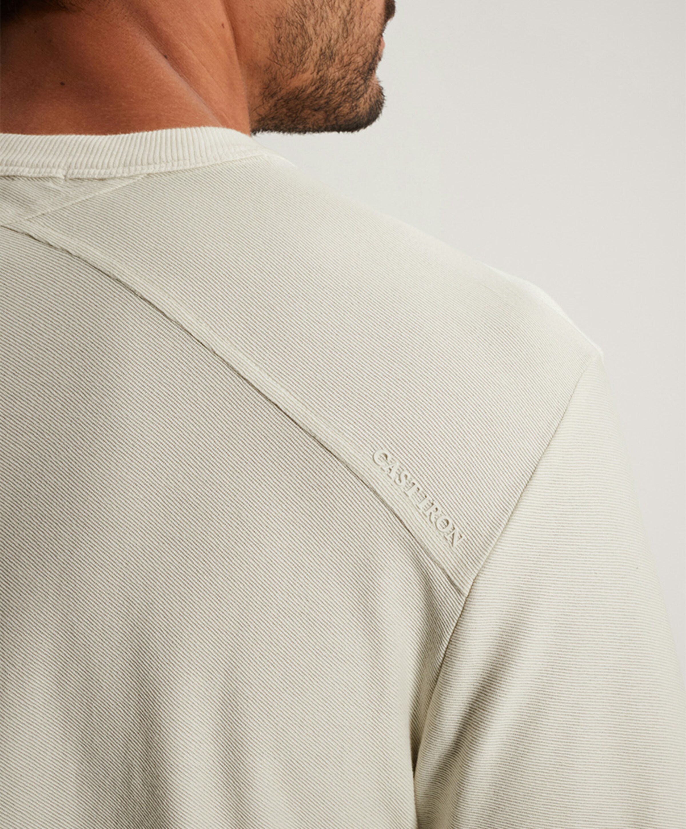 Cast Iron Heren T-shirt beige