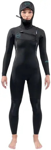 Dakine Mission 5mm Chest Zip Dame Hooded Vinter Våddragt