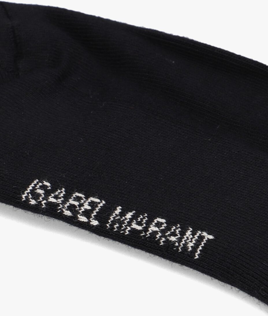 zwarte isabel marant sokken siloki-gz 23pct001jfa