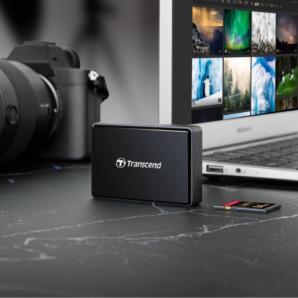 Transcend RDF9K2 All-in-1 Multi Card Reader, USB 3.1 Gen 1