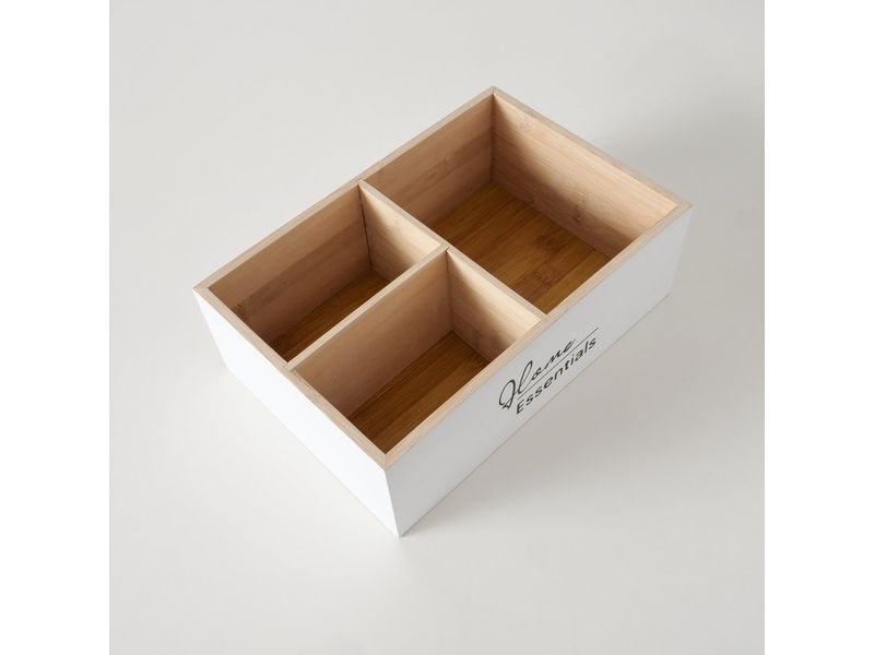 Boltze Aufbewahrungskiste Essentials 30 x 20 cm, Weiss Box Essentials