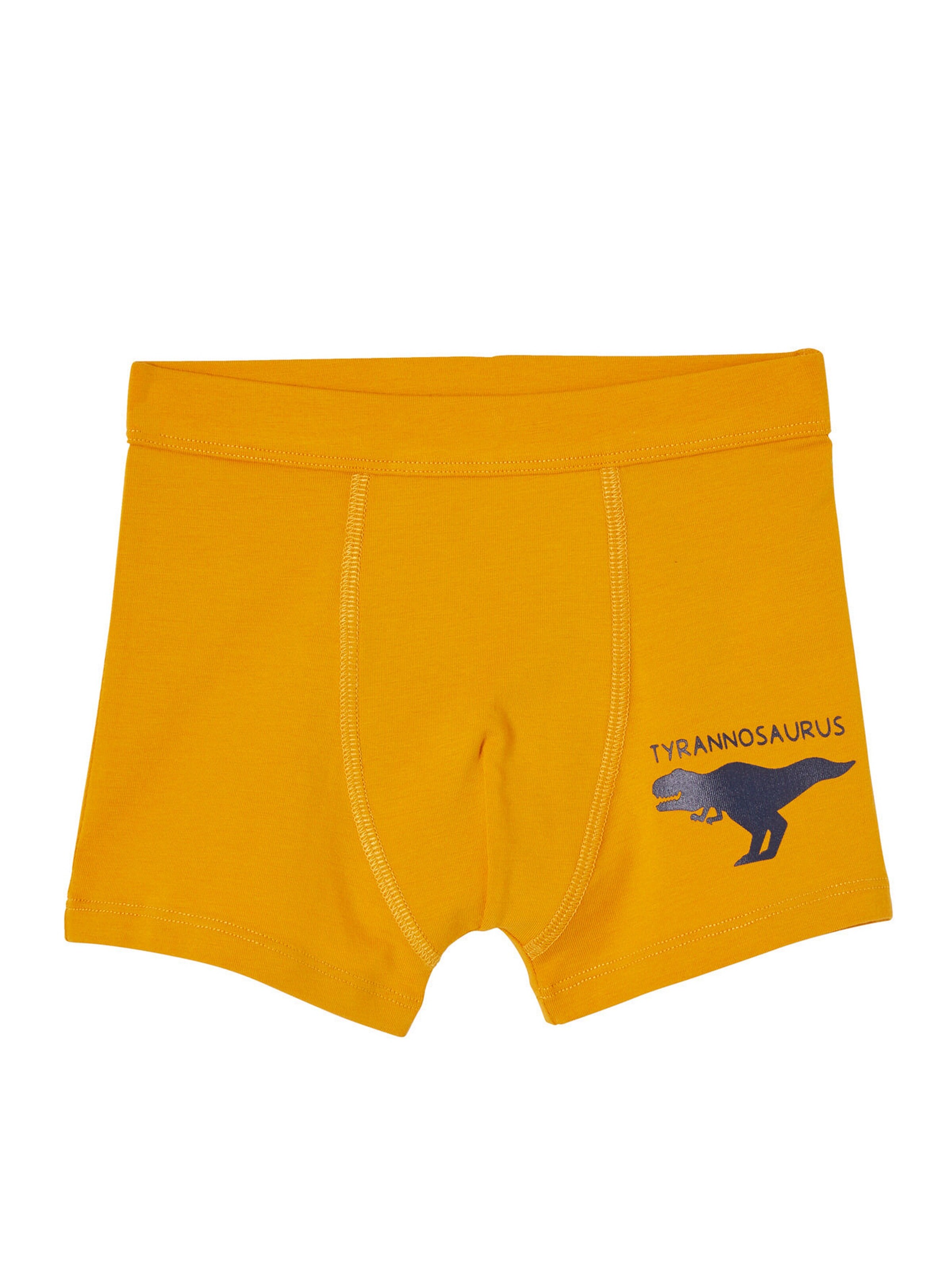 Vertbaudet 7er-Pack Jungen Boxershorts, Dinosaurier pack wollweiß