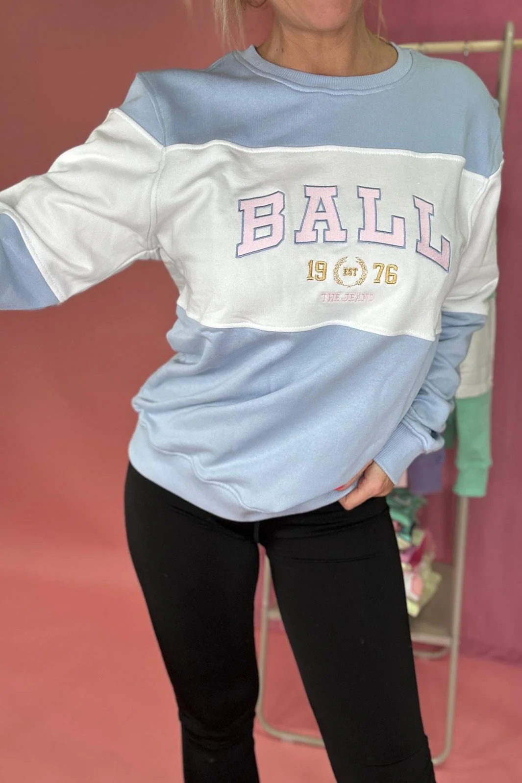 Ball J. Montana Sweatshirt 124202 creamy blue