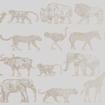 Vliesbehang Safari Creme (104894)