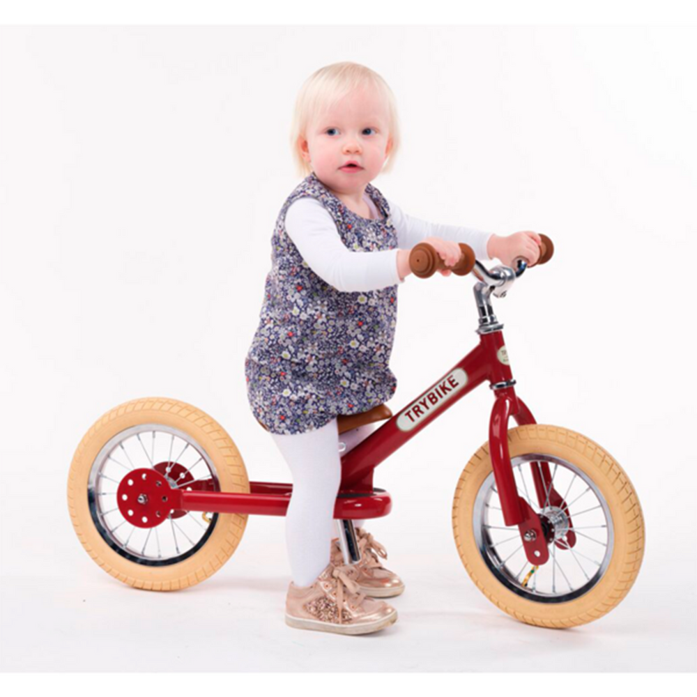 Køb Trybike in Steel 2 Wheels Vintage Red