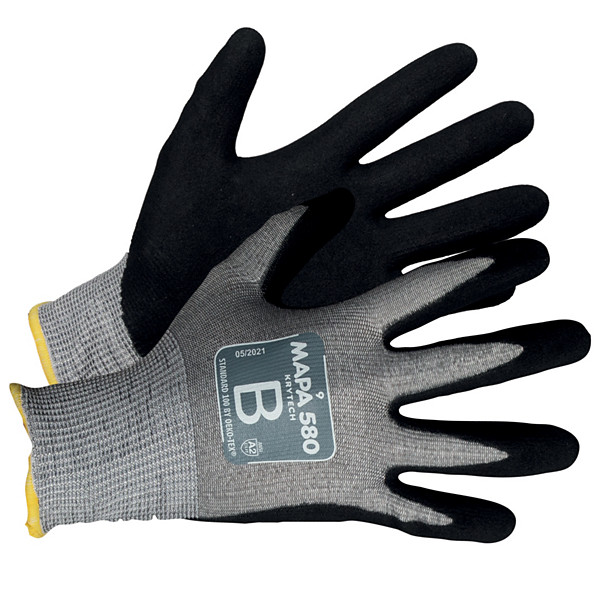 Gants anti-coupures Mapa Krytrech 580 taille 9, la paire
