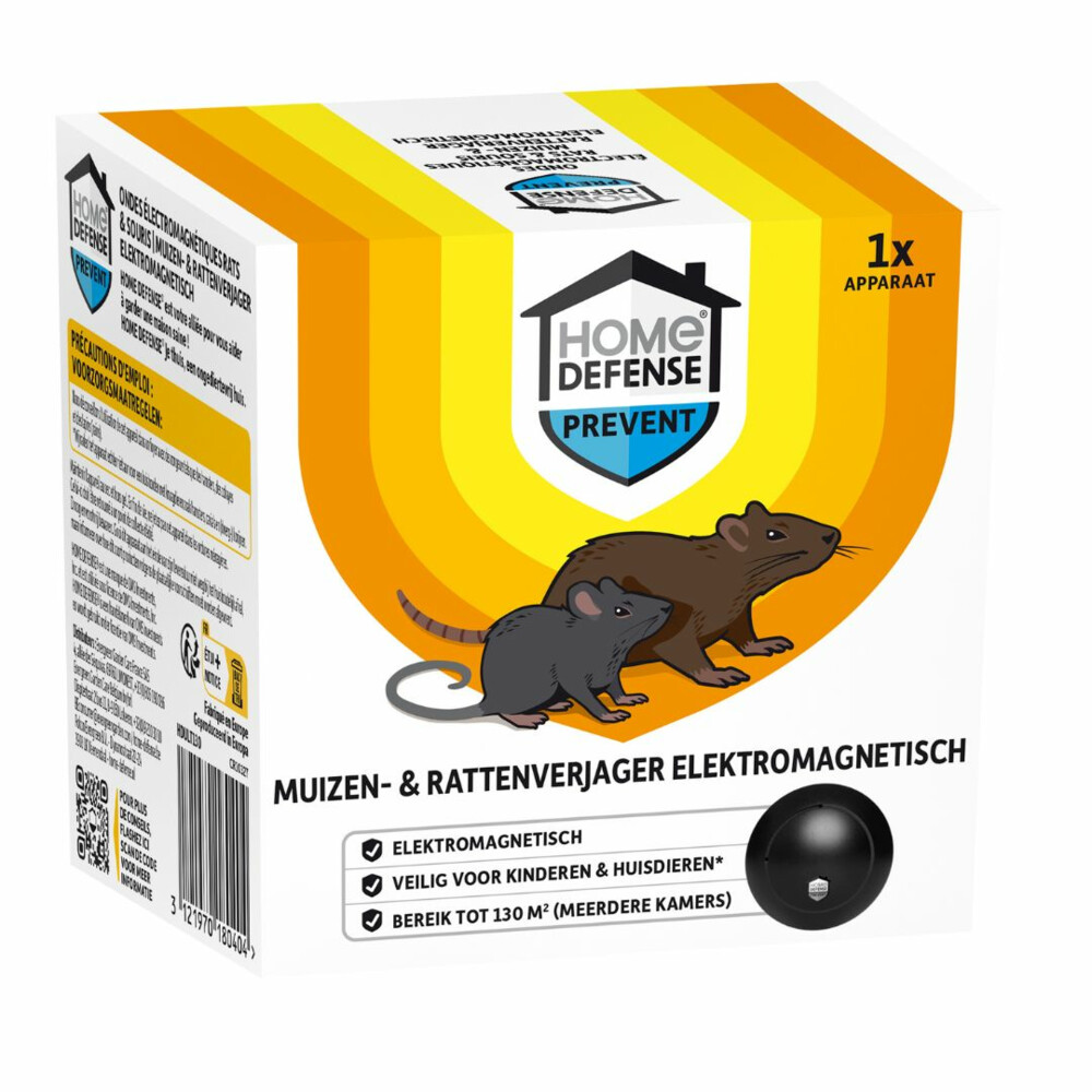 KB Home Defense Muizen- en Rattenverjager 130 m2 Elektromagnetisch