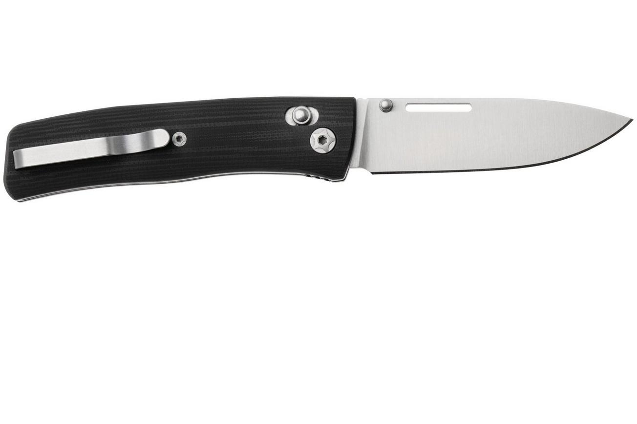 LionSteel NiNi NN1 GBK M390 Satin, Full Black G10, zakmes, Gianni Pauletta design