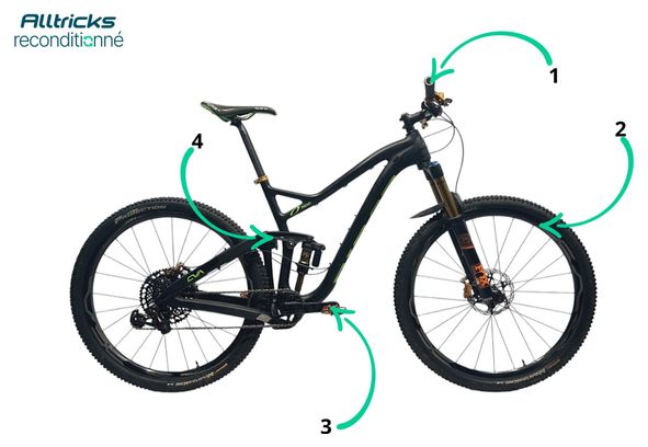 VTT Tout-Suspendu Niner Rip 9 Rdo Sram XX1 12V 29' Noir 2017 - Produit Reconditionné