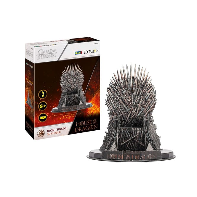 House of the Dragon - 3D Puzzle - Iron Throne - 39 Teile