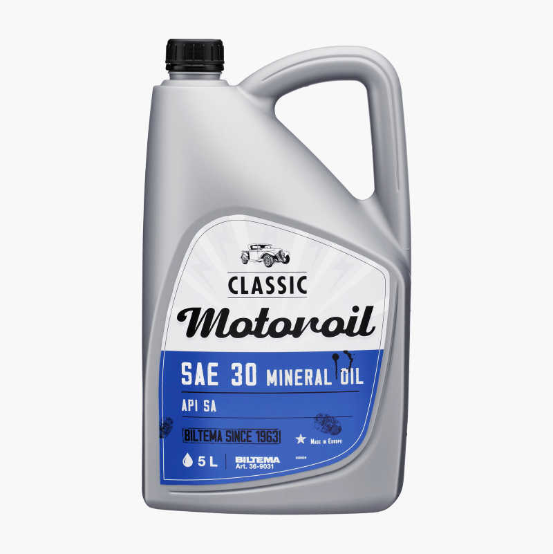 Motorolje SAE 30 til veterankjøretøy, 5 liter