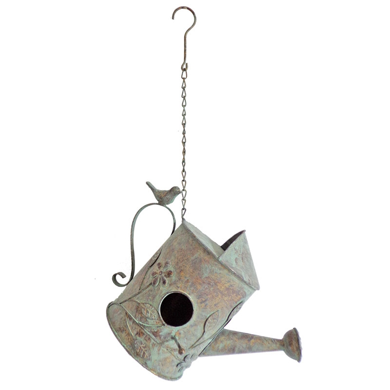 Nichoir oiseaux arrosoir 22x19x33cm