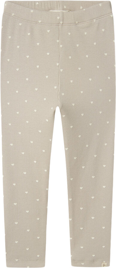 Lil' Atelier NMFGAGO SLIM LEGGING LIL NOOS Gray morn/heart