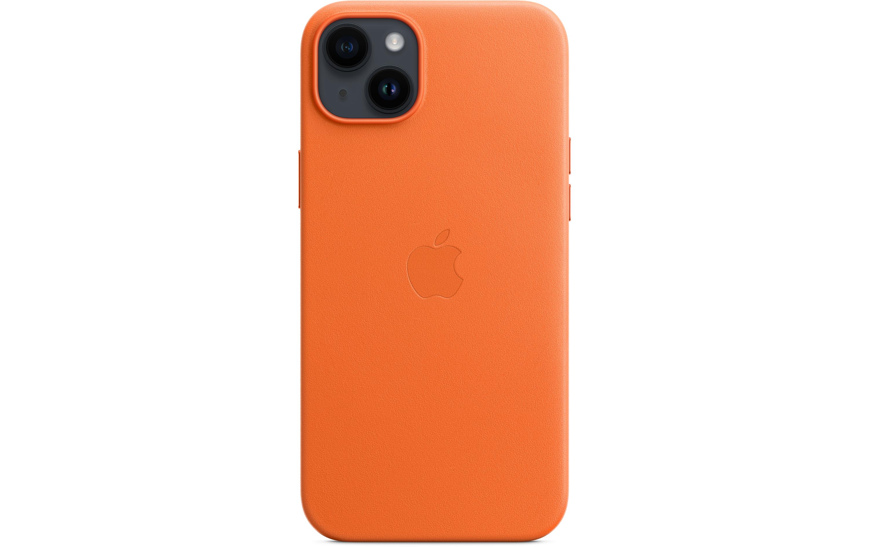 Back Cover Leather Case mit MagSafe iPhone 14 PlusEdles Leder-Backcover mit «MagSafe» für das Apple iPhone 14 Plus