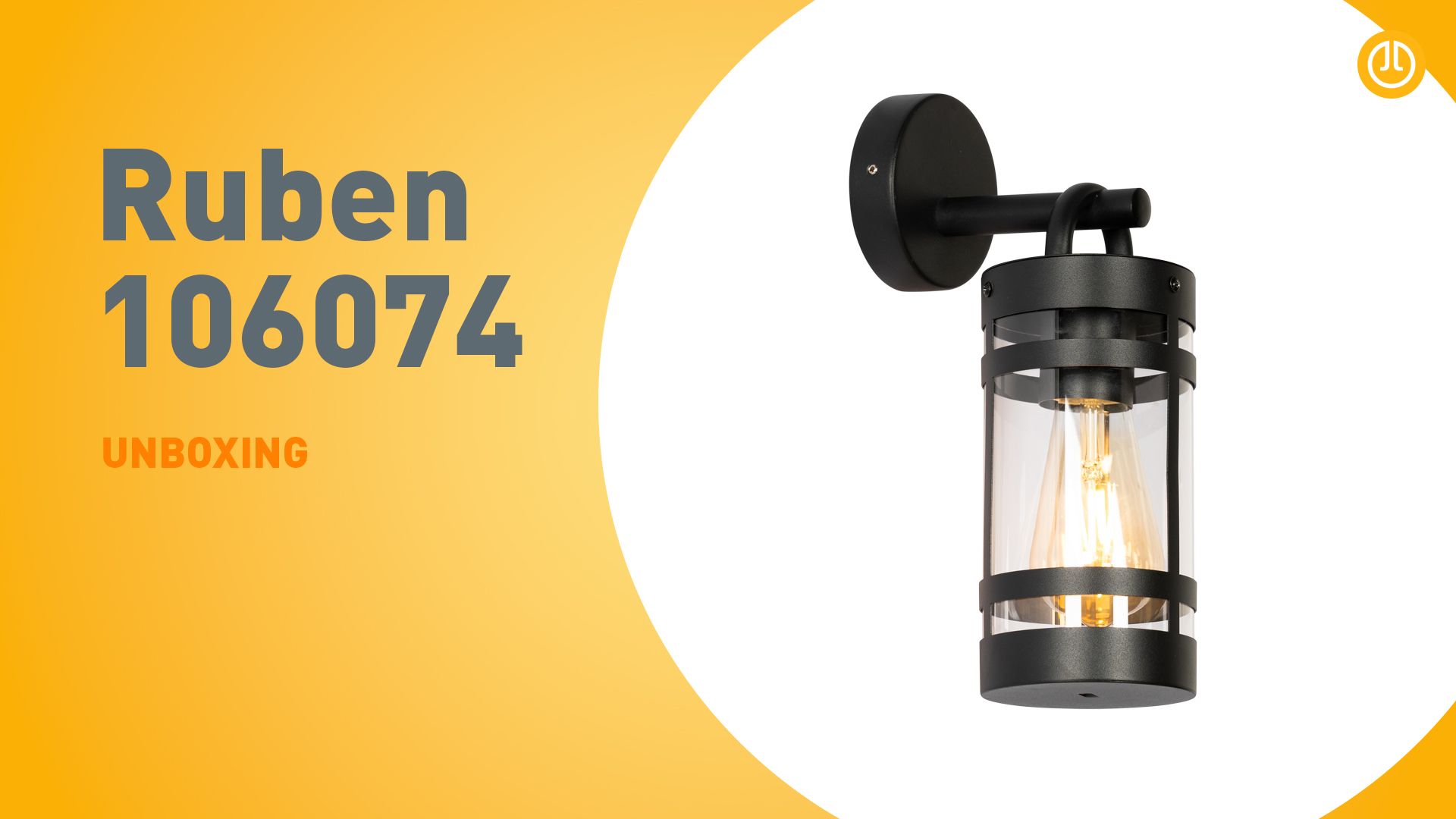 Industriële buiten wandlamp zwart IP44 - Ruben