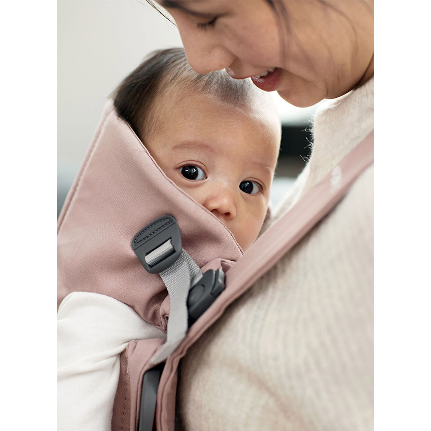 Porte-bébé Mini en coton - Vieux Rose