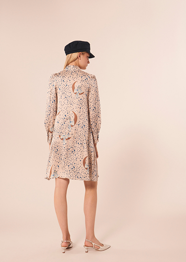 Robe Roccalabeige imprimée